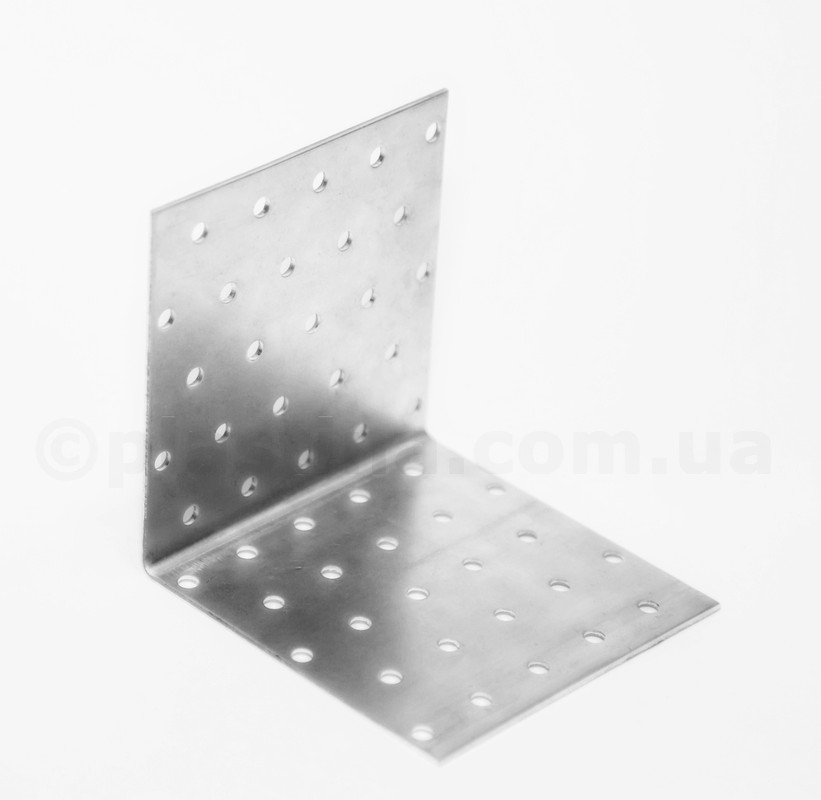 Кутник монтажний перфорований 100x100x100x2 цинк